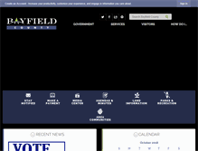 Tablet Screenshot of bayfieldcounty.org